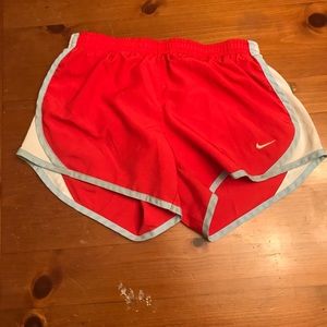 Red girls shorts